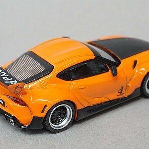 MINIGT / TSM トゥルースケール 1/64 Pandem Toyota パンデム トヨタ GR スープラ V1.0 オレンジ (左ハンドル) 北米限定 MGT00294-MJの画像3