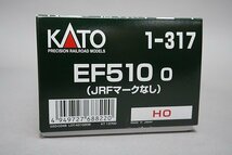 KATO カトー HOゲージ EF510-0 (JRFマークなし) グレードアップパーツ一部取付済 1-317_画像6