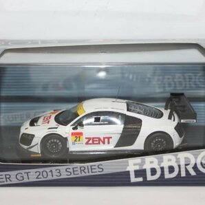 ▽ EBBRO エブロ 1/43 スーパーGT GT300 2013 Okayama Test ZENT Audi アウディ R8 LMS ultra #21 44948の画像3