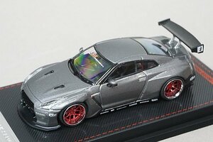 ignition model イグニッションモデル 1/64 Nissan 日産 PANDEM パンデム R35 GT-R ガンメタリック / レッドホイール IG2796