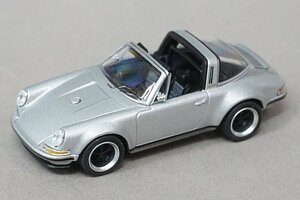 POPRACE ポップレース 1/64 Porsche ポルシェ Singer Targa シンガー タルガ シルバー ※パーツ破損有り PR64-SGTA-SL01