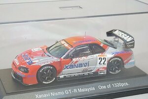 EBBRO エブロ 1/43 NISSAN 日産 ザナヴィ ニスモ GT-R マレーシア #22 43379