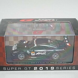 EBBRO エブロ 1/43 NISSAN 日産 REALIZE Corporation ADVAN GT-R SUPER GT GT500 鈴鹿テスト 2019 #24 45713の画像2