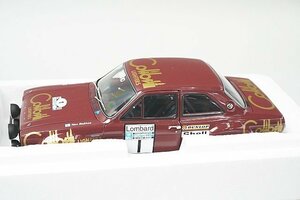 ミニチャンプス PMA 1/18 FORD フォード エスコート I RS1600 RACラリー 優勝 1974 #1 100748101