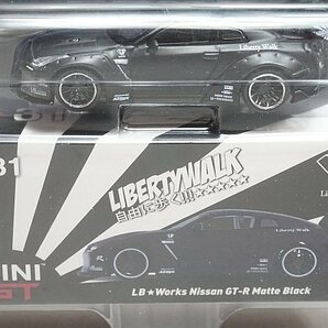 MINIGT / TSM トゥルースケール 1/64 Nissan 日産 LB-Works GT-R マットブラックの画像3