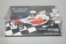 ミニチャンプス PMA 1/43 パナソニック トヨタ レーシング ショーカー J.トゥルーリ 2005 #16 400050086_画像2