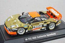 EBBRO エブロ 1/43 Honda ホンダ Mテック NSX カリフォルニア スピードウェイ JGTC 2004 #16 43670_画像1