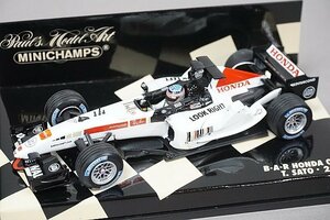 ミニチャンプス PMA 1/43 BAR Honda ホンダ 007 佐藤琢磨 2005 #4 400050004