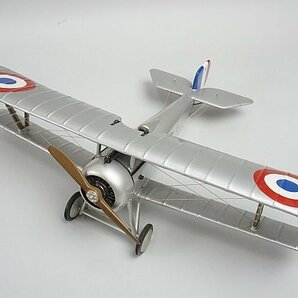 ★ ソッピース キャメル イギリス空軍 複葉戦闘機 全長約24cm 主翼幅約34cm ※本体のみ(台座、外箱等欠品)の画像1