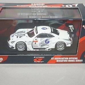 EBBRO エブロ 1/43 TOYOTA トヨタ SUPER GT500 Forum Engineering SC430 2007 #6 ホワイト 43909の画像4