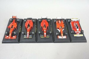 アシェット 1/43 フェラーリ F1コレクション 412T2 J.アレジ 1995 #27 / F2004 M.シューマッハ 2004 #1 など5点セット ※ジャンク品