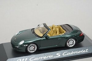 ミニチャンプス PMA 1/43 Porsche ポルシェ 911 (997 II) カレラ S カブリオレ グリーン メタリック ディーラー特注 WAP02001418