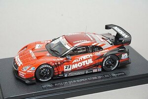 EBBRO エブロ 1/43 NISSAN 日産 モチュール オーテック GT-R SUPER GT500 Rd.1 Okayama 2011 #23 P423