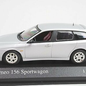 ミニチャンプス PMA 1/43 Alfa Romeo アルファロメオ 156 スポーツワゴン 2000 シルバー 430120714の画像1