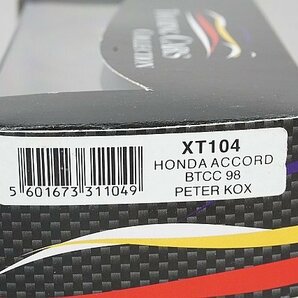 onyx オニキス 1/43 Honda ホンダ アコード BTCC 1998 #50 Peter Kox XT104の画像8