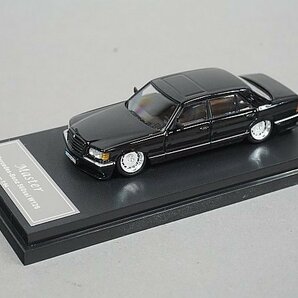 Master マスター 1/64 Mercedes Benz メルセデスベンツ 560SEL W126 ブラックの画像2