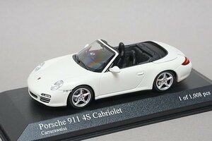 ミニチャンプス PMA 1/43 Porsche ポルシェ 911 997-2 カレラ 4S カブリオレ 2008 ホワイト 400066431