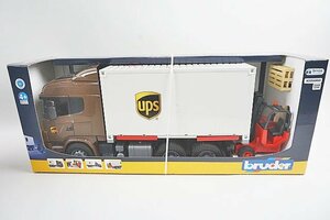 BRUDER ブルーダー 1/16 スカニア Scania UPS & フォークリフト 03581