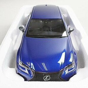 京商 KYOSHO 1/18 LEXUS レクサス GS F ブルー SAMURAIシリーズ KSR18017BLの画像2