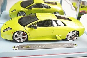 Maisto マイスト 1/18 Lamborghini ランボルギーニ ムルシエラゴ グリーン Playerz プレイヤーズ 31053