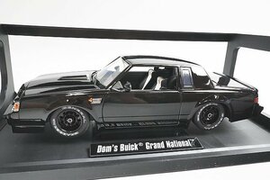 Jada Toys 1/18 Dom's Buick Grand National ドムズ ビュイック グランドナショナル ブラック ワイルドスピード 97178