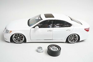 NOREV ノレブ 1/18 LEXUS レクサス LS460 メタリッククリスタルホワイト 188103 ※難有・ジャンク品