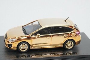 1/43 SUBARU スバル IMPREZA インプレッサ スポーツ ゴールド 2012年グッドデザイン賞 受賞記念 非売品