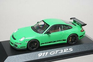 ミニチャンプス PMA 1/43 Porsche ポルシェ 911 997 GT3 RS グリーン ディーラー特注 WAP02012517