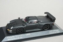 ミニチャンプス PMA / KYOSHO 京商 1/43 Porsche ポルシェ 911 GT1 ホモロゲーション in BLACK 1996 433966693_画像1