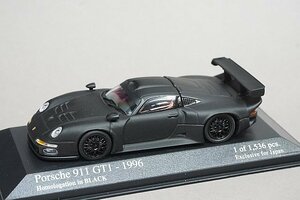 ミニチャンプス PMA / KYOSHO 京商 1/43 Porsche ポルシェ 911 GT1 ホモロゲーション in BLACK 1996 433966693