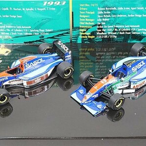 ミニチャンプス PMA 1/43 ジョーダン セット 2/5 1993 / 1994 ジョーダン 193 ハート / ジョーダン 194 ハート 2台セット 402109394の画像1