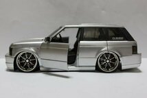 ▽ジャンク Jada TOYS ジャダ 1/18 LAND ROVER 2005 ランドローバー ミニカー シルバー 0306066 90077_画像2