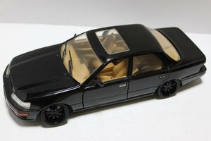 ▽ジャンク ROAD TOUGH ロードタフ 1/18 LEXUS レクサス LS 400 ミニカー ブラック 92038