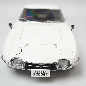 AUTOart オートアート 1/18 TOYOTA トヨタ 2000GT クーペ ホワイト ※難有・ジャンク品 78742の画像2