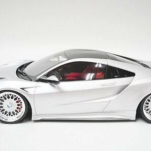 京商 KYOSHO 1/18 HONDA ホンダ NSX シルバー samuraiシリーズ ※難有・ジャンク品 KSR18023Sの画像1