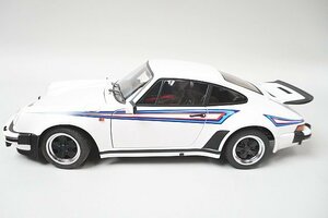 AUTOart オートアート 1/18 Porsche ポルシェ 911 3.0 ターボ ホワイト/マルティニストライプ 77972