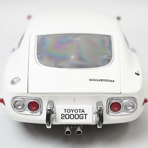 AUTOart オートアート 1/18 TOYOTA トヨタ 2000GT クーペ ホワイト ※難有・ジャンク品 78742の画像4