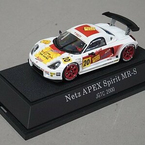 EBBRO エブロ 1/43 TOYOTA トヨタ Netz ネッツ A’PEX SPIRITS MR-S #20 ホワイト 43143の画像1