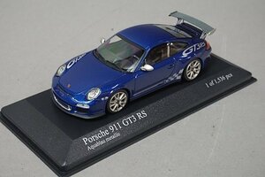 ミニチャンプス PMA 1/43 Porsche ポルシェ 911 GT3 RS(997 II) 2010 ブルーメタリック 400069101