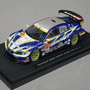 EBBRO エブロ 1/43 LEXUS レクサス WedsSport IS350 SUPER GT300 2009 #19 ブルー 44223の画像1