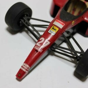 ▽ジャンク Ferrari フェラーリ 643 1991 #27 アラン・プロスト ミニカー 全長約18.5cm レッドの画像6