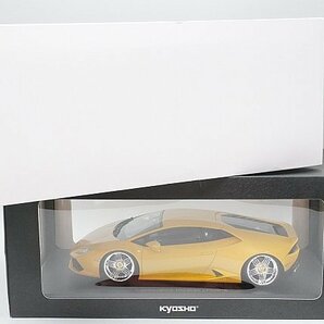 KYOSHO 京商 1/18 Lamborghini ランボルギーニ HURACAN ウラカン LP610-4 イエローパール ※難あり ジャンク品 CO9511Yの画像9