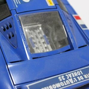 ▽ジャンク burago ブラーゴ 1/18 BUGATTI ブガッティ EB110 #34 (1991) ミニカー ブルーの画像6