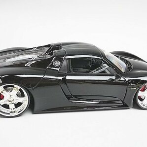 WELLY ウィリー ウェリー 1/18 Porsche ポルシェ 918 スパイダー basalt ブラック ポルシェミュージアム ※難有・ジャンク品 MAP02184116の画像2