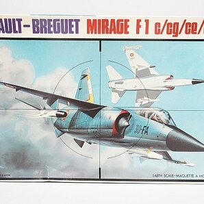 ★ ESCI エッシー 1/48 Dassault-Breguet Mirage F1 c/cg/ce/cz ダッソー ブレゲ プラモデル 4006の画像1