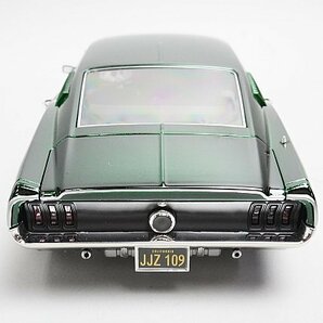 グリーンライト 1/18 Ford フォード MUSTANG マスタング GT Fastback 1968 グリーンクローム Bullitt ※難あり ジャンク品 12823の画像3