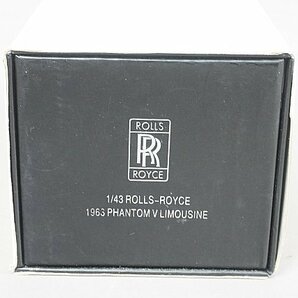 1/43 Rolls-Royce ロールス・ロイス Phantom ファントム V リムジン ブラック 1963の画像10