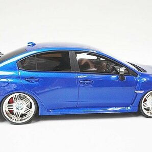 京商 KYOSHO 1/18 SUBARU スバル WRX STI タイプS WRブルーパール samuraiシリーズ ※難有・ジャンク品 KSR18007BLの画像3