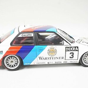 AUTOart オートアート 1/18 BMW E30 M3 DTM 1991 #3 WARSTEINER 89145の画像3