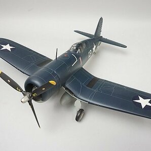 ★ WINGCLUB ウィングクラブ グラマン F-6F-3 ヘルキャット アメリカ空軍 木製 全長約29cm 主翼幅約38cm ※ジャンク品の画像1